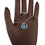 925 Sterling Silver Blue Lab Opal