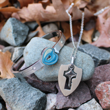Locking Bracelet and Key Necklace