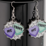 Spider Web & Candy Hearts "Choke Me"