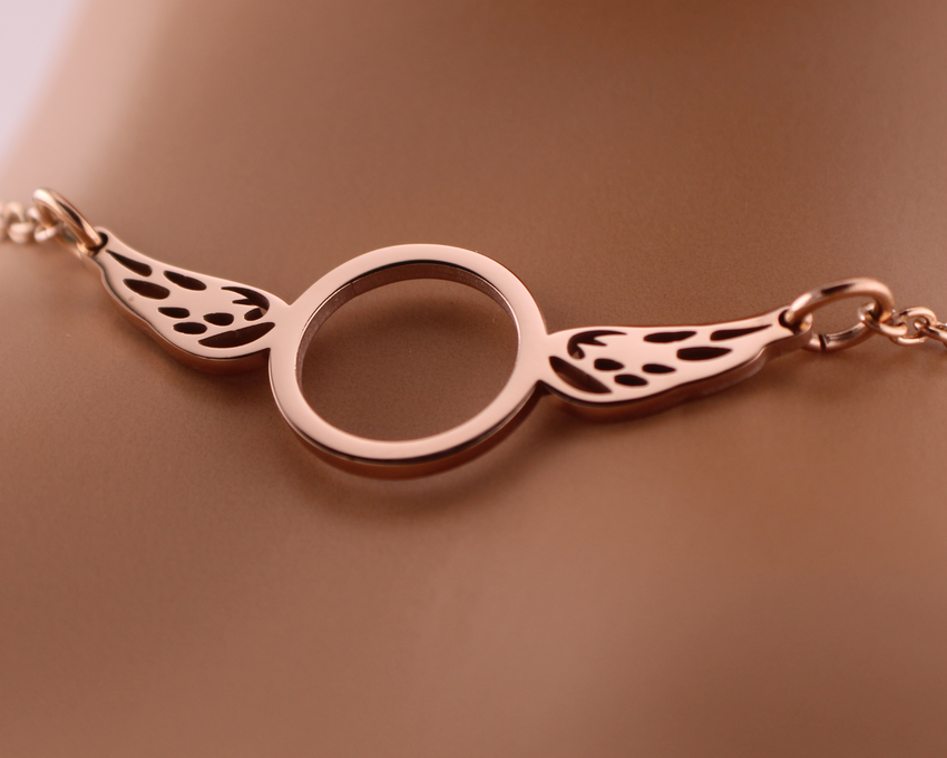 Rose Gold Angel Wings