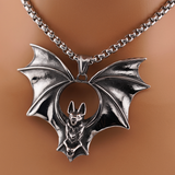 Gothic Bat Necklace – Statement Stainless Steel Pendant | Alt Fashion Jewelry