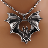 Gothic Bat Necklace – Statement Stainless Steel Pendant | Alt Fashion Jewelry