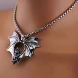Gothic Bat Necklace – Statement Stainless Steel Pendant | Alt Fashion Jewelry