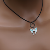 Enamel Butterfly O-Ring Day Collar