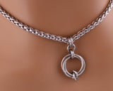 Double Fidget O-Ring Möbius Necklace