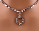Double Fidget O-Ring Möbius Necklace