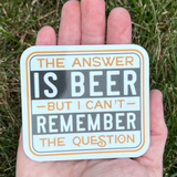 Funny Beer Sticker