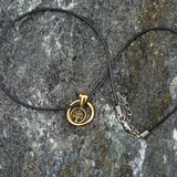 Gold Tree of Life On Wax Cord