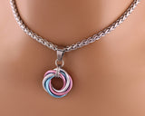 Transgender O Ring Necklace - LGBTQ Pride Jewelry, LGBTQ Pride Gift