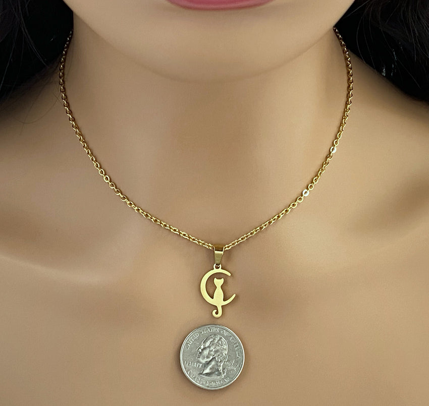 Submissive Kitten on Moon