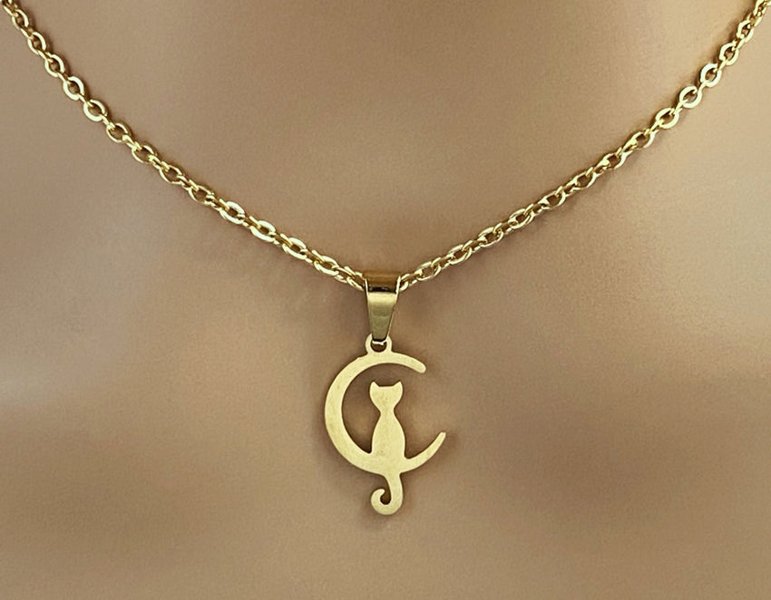 Submissive Kitten on Moon