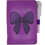 Personalized Good Girl Bow Mini Notebook – Leather Journal