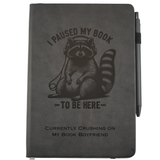 I Paused My Book to Be Here | Funny Bookish Journal | Dark Romance Reader Gift