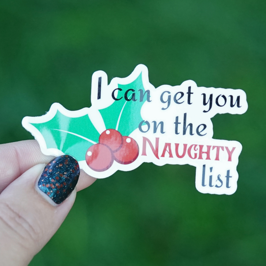 Naughty Christmas Sticker Kinkmas