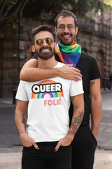 Queer as Folk T-shirt LGBTQ+ Pride Shirt Gift
