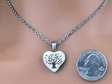 Tree of Life Heart Necklace