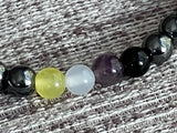 Non-Binary Beaded Gemstone Pride Bracelet, LGBTQ+