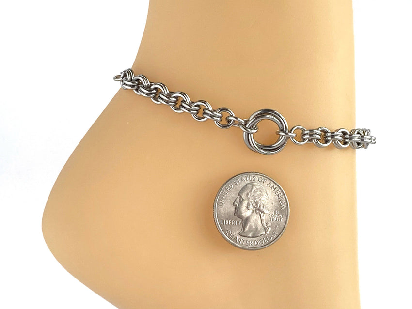 Stainless Steel O Ring Anklet