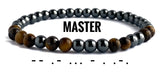 Morse Code Bracelet Set, Daddy, Master, Baby Girl, Little One, Owned