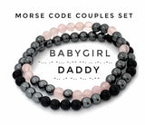 Morse Code Bracelet Set