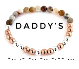 Morse Code Bracelet Set, Daddy / Daddy's,  LTO Bracelet