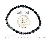 Morse Code Bracelet, Collared, BDSM Wrist Collar - Captive Collars
