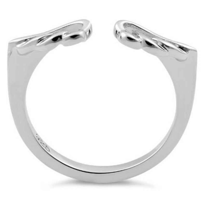 Angel Wings Sterling Silver Ring