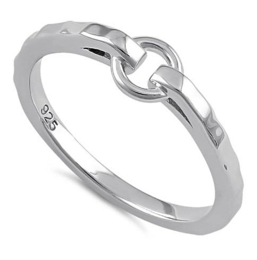 Submissive BDSM O Sterling Silver Ring
