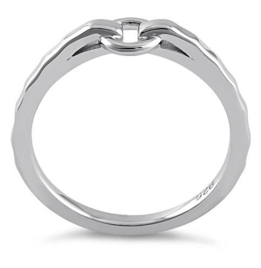 Submissive BDSM O Sterling Silver Ring