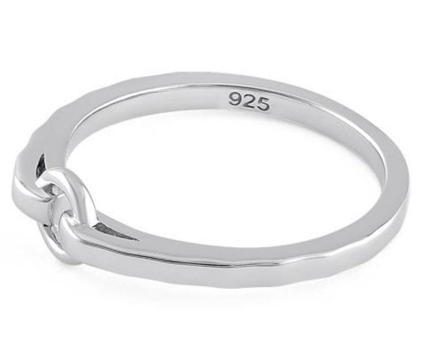 Submissive BDSM O Sterling Silver Ring