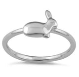 Bunny Sterling Silver Ring .925