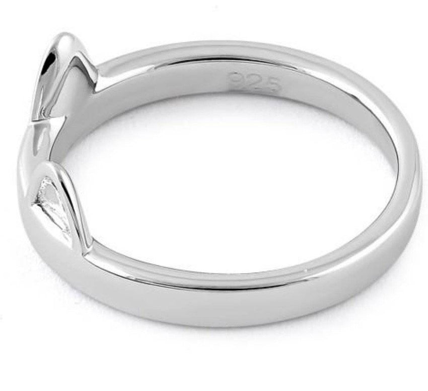Cat Ears .925 Sterling Sliver Ring