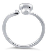 Kitten wrap Sterling Silver Ring