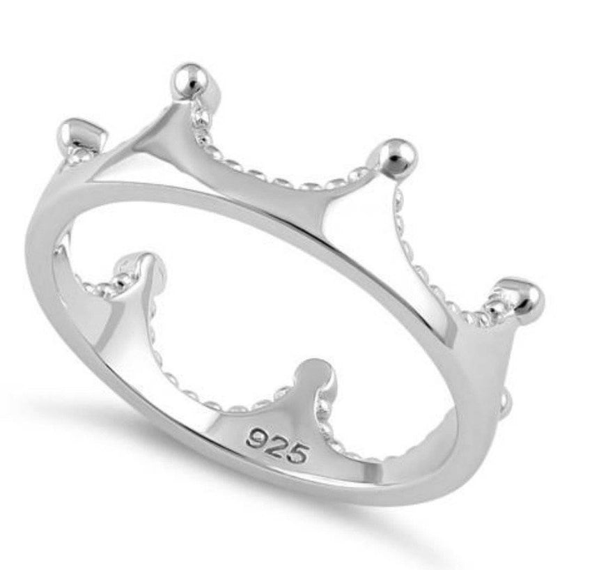 Crown .925 Sterling Silver Ring