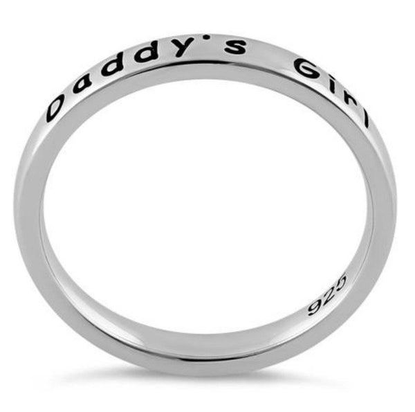 "Daddy's Girl" .925 Sterling Silver Ring