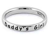 "Daddy's Girl" .925 Sterling Silver Ring