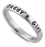 "Daddy's Girl" .925 Sterling Silver Ring