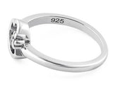 Heart Paw .925 Sterling Silver Ring