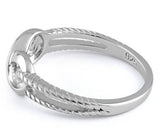 Infinity Rope .925 Sterling Silver Ring