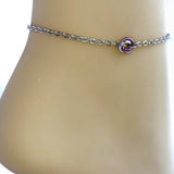 Micro Lovers O-Ring Knot Bracelet or Anklet