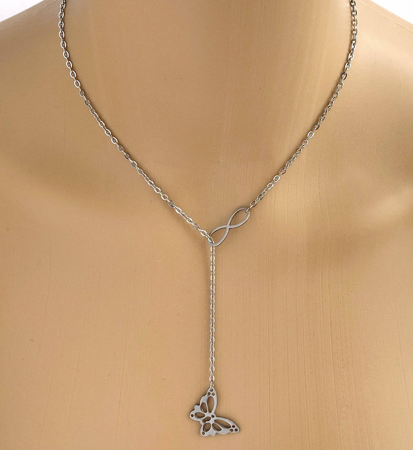 Lariat Infinity Butterfly