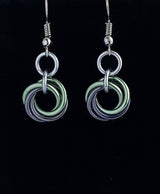 Submissive Earrings - BDSM O Ring - DDlg Discreet Day Collar - 24/7 Wear