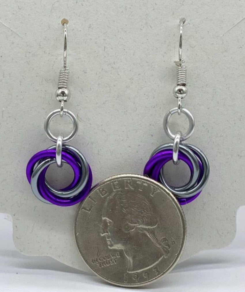 Submissive Earrings - BDSM O Ring - DDlg Discreet Day Collar - 24/7 Wear