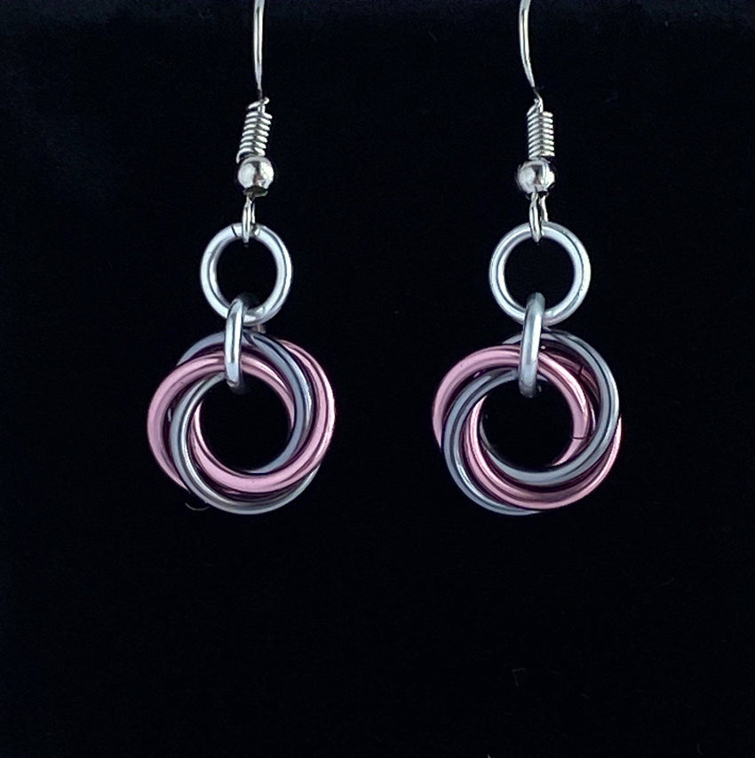 Submissive Earrings - BDSM O Ring - DDlg Discreet Day Collar - 24/7 Wear