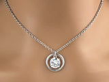 925 Sterling Silver CZ Necklace