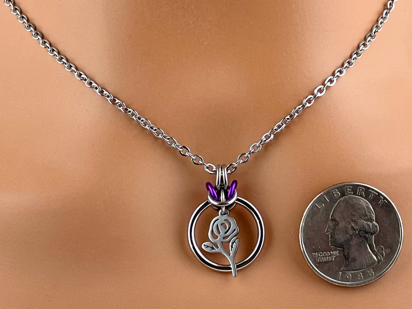 Rose in O Ring, Custom Color