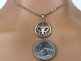 Butterfly O Necklace