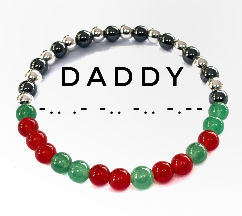 Special Edition- Holiday Morse Code Couples Kinkmas Bracelets