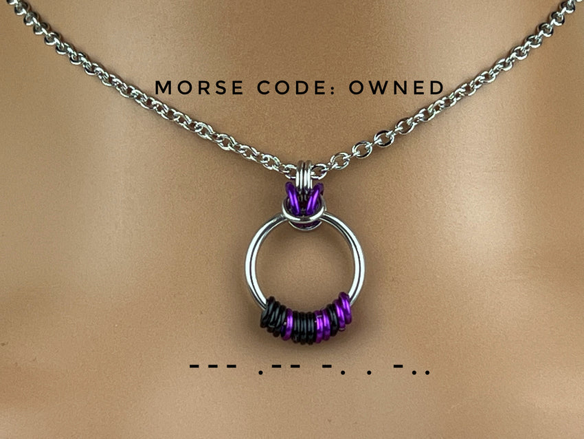 Custom Morse Code O Ring