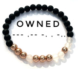 Morse Code Bracelet Daddy, Owned